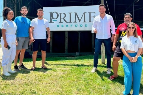 Alcobaça recebe a visita do presidente da Bahia Pesca Daniel Victoria