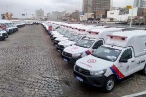 Governo do Estado fortalece saúde no interior com entrega de ambulâncias para 65 municípios