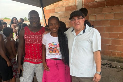 Dr. Ailton Amorim prestigia festa do Dia das Crianças no Paraíso Verde