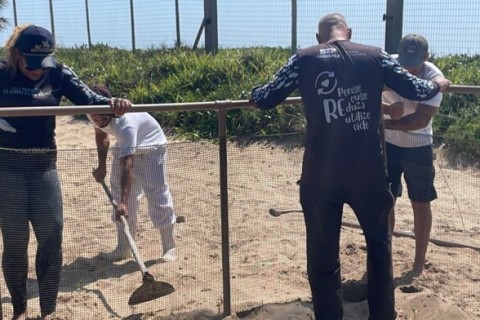 Agentes ambientais de Alcobaça são capacitados para monitoramento e desova de tartarugas marinhas
