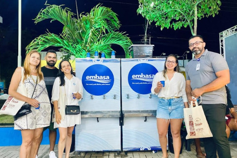 Pontos de hidratação marcam 18º Festival Gastronômico de Prado
