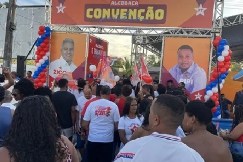 Convenção partidária oficializa Zico de Baiato para prefeito e Pipi para vice-prefeito de Alcobaça