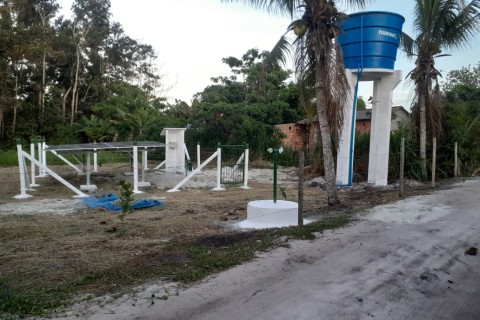 Comunidade Porto do Campo celebra conclusão de poço artesiano que garante água de qualidade aos moradores