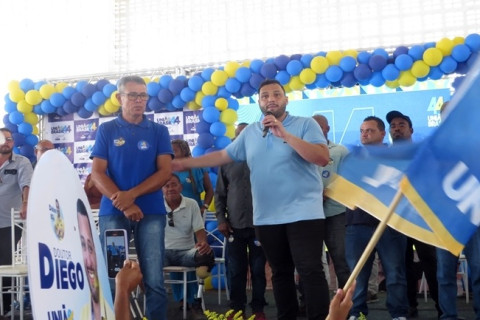 União Brasil oficializa candidatura de Dr Diego em Alcobaça