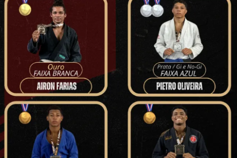Atletas conquistam cinco medalhas no Mundial XCombate BJJ PRO em Vitória