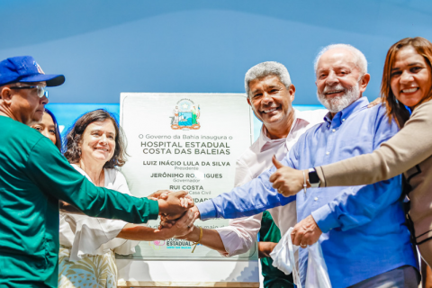 Presidente Lula e governador Jerônimo inauguram o Hospital Estadual Costa das Baleias