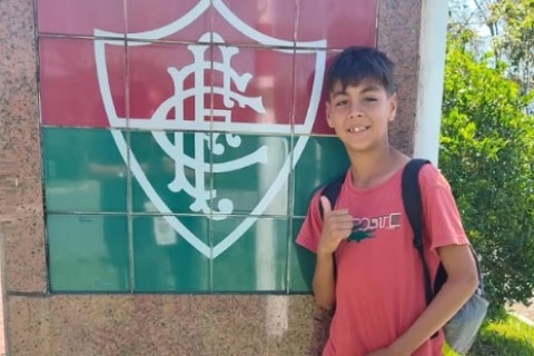 Jovem talento de Prado é aprovado nas categorias de base do Fluminense