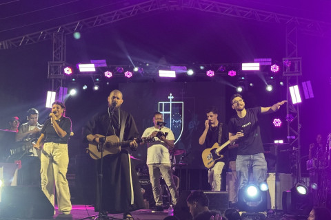 Banda Fraternidade São João Paulo II se apresenta na Festa da Padroeira do Prado