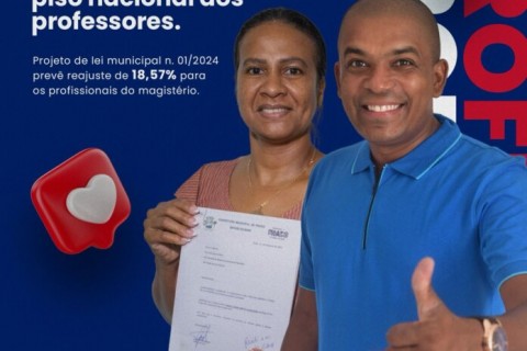 Prado, no extremo sul da Bahia, é o primeiro município do Brasil à autorizar o piso nacional do magistério em 2024