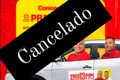 Zico de Baiato suspende atividades de campanha deste sábado (28) em razão de falecimento de um familiar