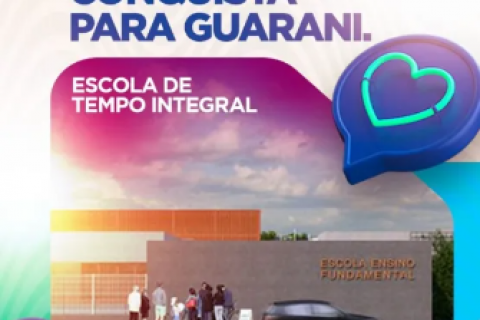 Prado anuncia construção de escola em tempo integral no Guarani