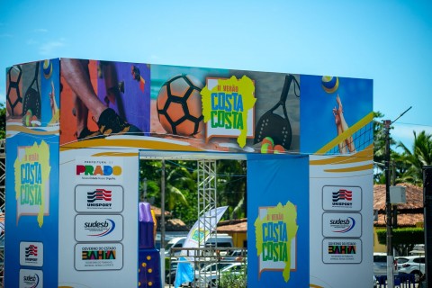 Verão Costa a Costa inicia em Prado com muito esporte, shows, cinema, espaço kids e economia solidária