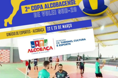 Alcobaça se prepara para a 2ª Copa Alcobacense de Vôlei Sub-20