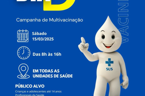 Secretaria Municipal de Saúde de Alcobaça promove Dia D de Multivacinação neste sábado em todas as unidades do município